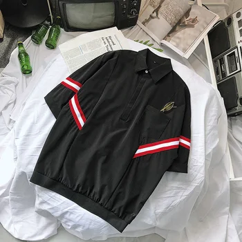 2019 Spring And Summer New Korean Fashion Tide Male Loose High Quality Cotton Harajuku Stitching Five-point Sleeve CasualT-shirt
2019 Spring And Summer New Korean Fashion Tide Male Loose High Quality Cotton Harajuku Stitching Five-point Sleeve CasualT-shirt