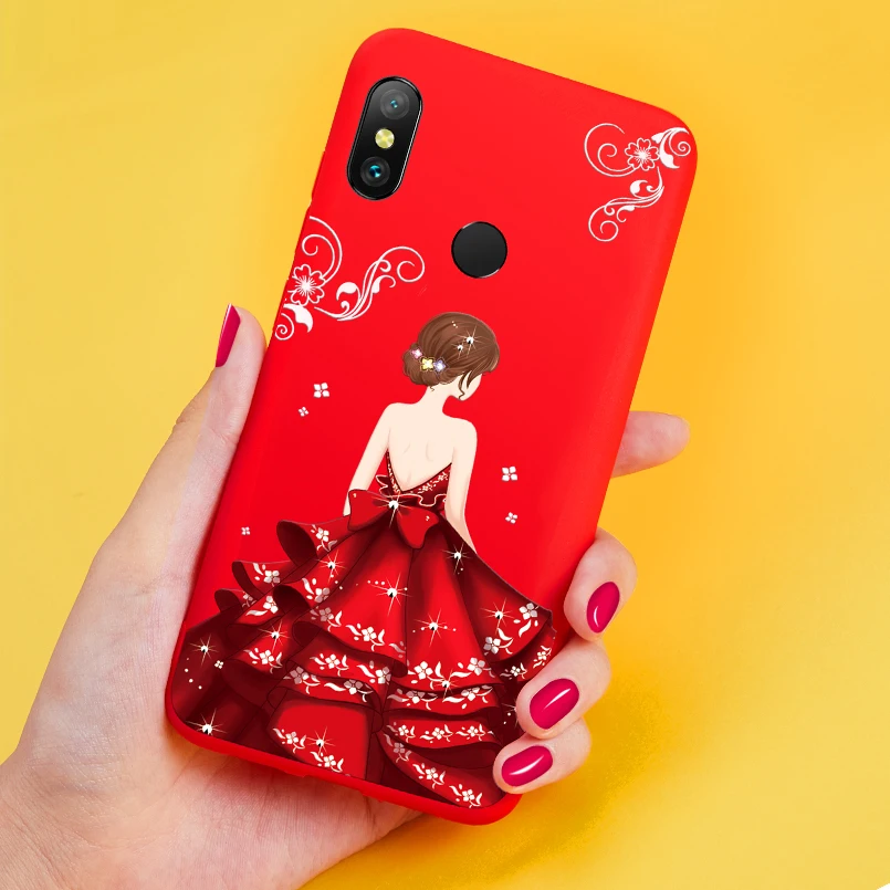 Luxury Case For Xiaomi Mi A1 A2 Lite Soft Silicone Case Cover Girl Dress Shockproof For Xiaomi Mi 8 Bumpers Funda Coque
Luxury Case For Xiaomi Mi A1 A2 Lite Soft Silicone Case Cover Girl Dress Shockproof For Xiaomi Mi 8 Bumpers Funda Coque