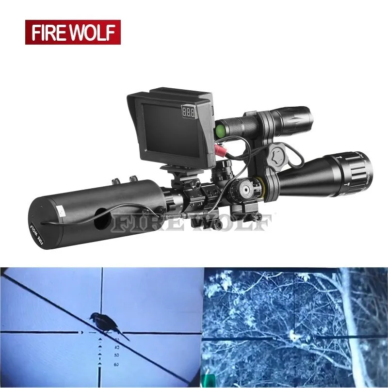 Tactical Digital Infrared Night Vision Riflescope Charger LCD And IR Flashlight Optical Sights Hunting Scopes 
Tactical Digital Infrared Night Vision Riflescope Charger LCD And IR Flashlight Optical Sights Hunting Scopes
