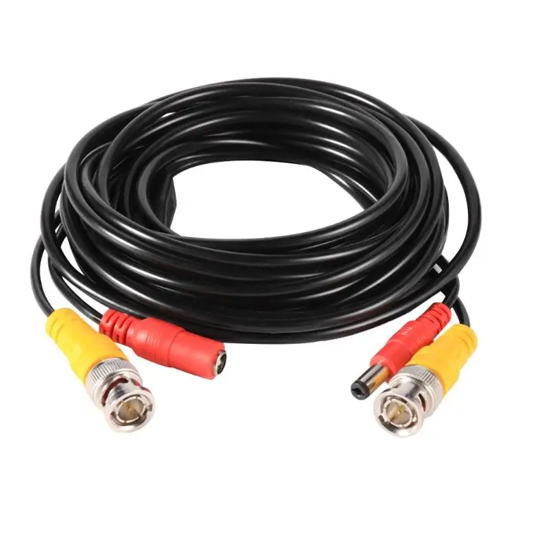 Video Power 2 in 1 Camera Cable BNC+DC CCTV Wire for Analog Camera DVR Kit Surveillance Camera Connecting Line Monitoring Line
Video Power 2 in 1 Camera Cable BNC+DC CCTV Wire for Analog Camera DVR Kit Surveillance Camera Connecting Line Monitoring Line