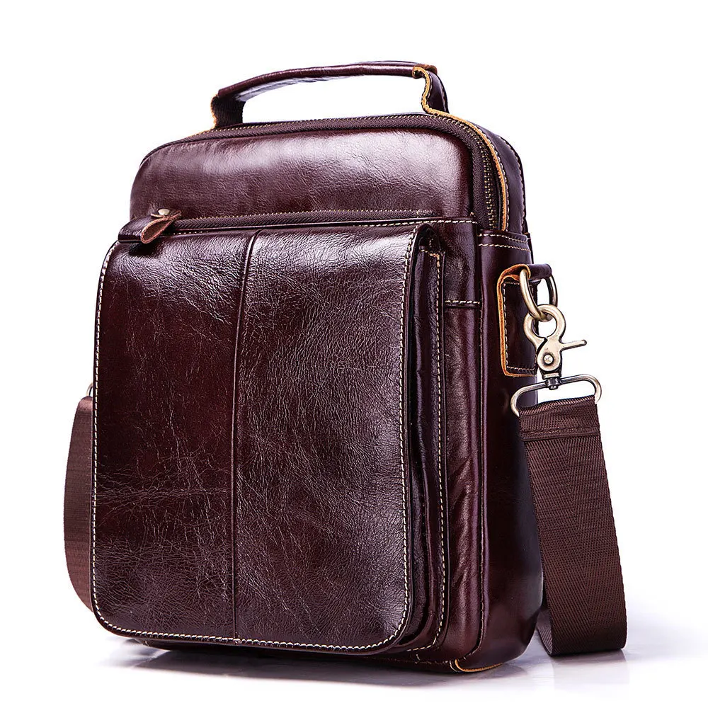 Top Quality Genuine Leather Men's Leisure Single-shoulder Bag Crossbody Bag Satchel Bag Realer Cow Leather Tote Bag
Top Quality Genuine Leather Men's Leisure Single-shoulder Bag Crossbody Bag Satchel Bag Realer Cow Leather Tote Bag