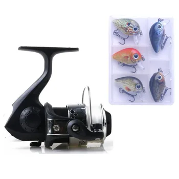 Carp Fishing Tackle Set Spinning Fishing Reel With Lure Kit Freshwater Fishing Wheel 5pcs Crankbait Set
Carp Fishing Tackle Set Spinning Fishing Reel With Lure Kit Freshwater Fishing Wheel 5pcs Crankbait Set