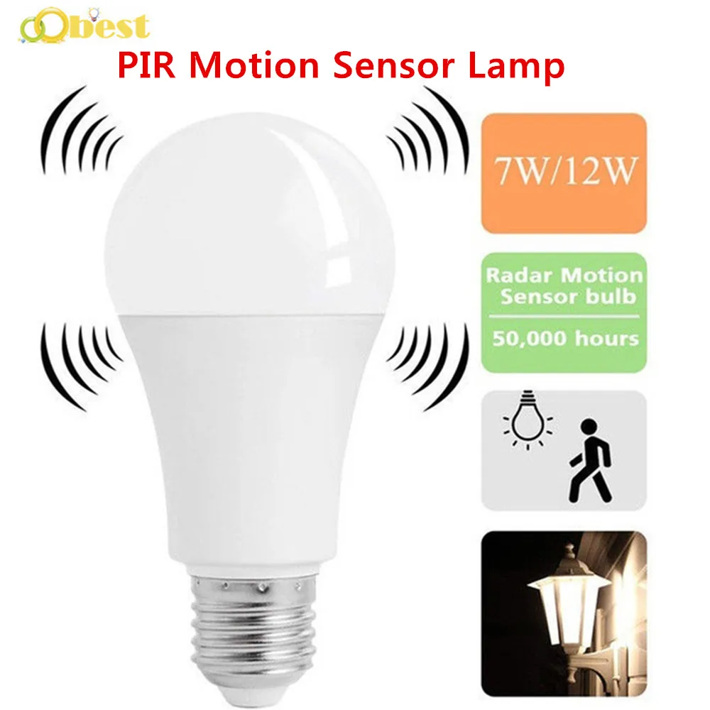E27 PIR Motion Radar Sensor LED Light Bulb Auto Smart Infrared Body Sound Bulb 7W 12W Energy Saving Bombillas for Garden Hallway
E27 PIR Motion Radar Sensor LED Light Bulb Auto Smart Infrared Body Sound Bulb 7W 12W Energy Saving Bombillas for Garden Hallway