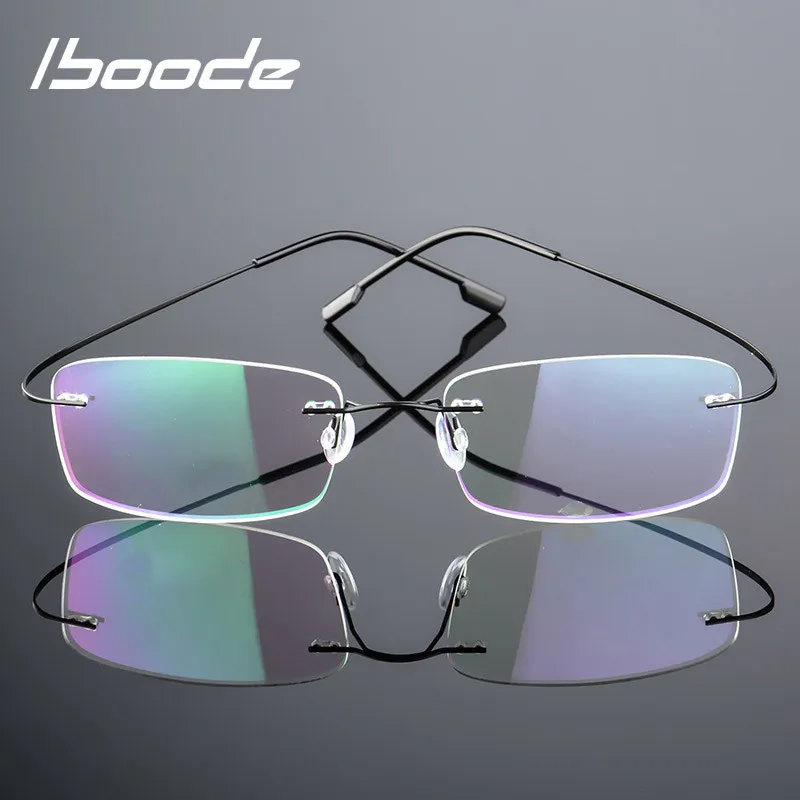 iboode Titanium Alloy Rimless Glasses Frame Women Men Ultra-light Myopia Glasses Frame Unisex Metal Reading Eyewear Frames
iboode Titanium Alloy Rimless Glasses Frame Women Men Ultra-light Myopia Glasses Frame Unisex Metal Reading Eyewear Frames