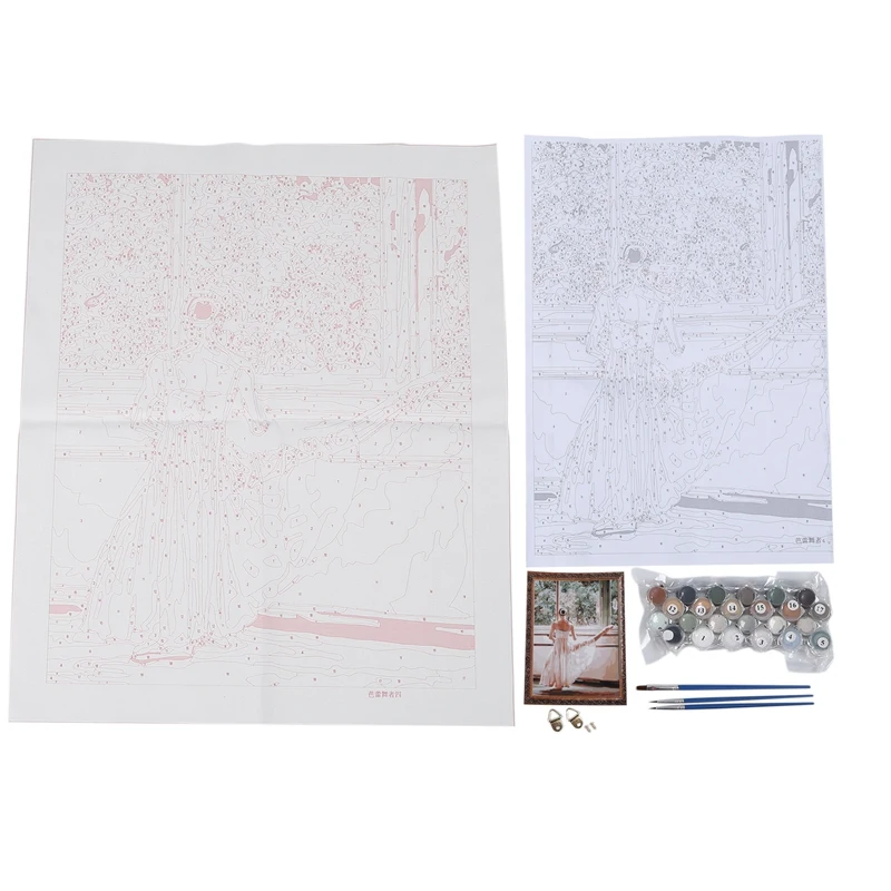 Diy Oil Painting by Numbers, Paint by Number Kits - Ballet Dancer 16 x 20 inches - PBN Kit for Adults Girls Kids Christmas (Fr
Diy Oil Painting by Numbers, Paint by Number Kits - Ballet Dancer 16 x 20 inches - PBN Kit for Adults Girls Kids Christmas (Fr