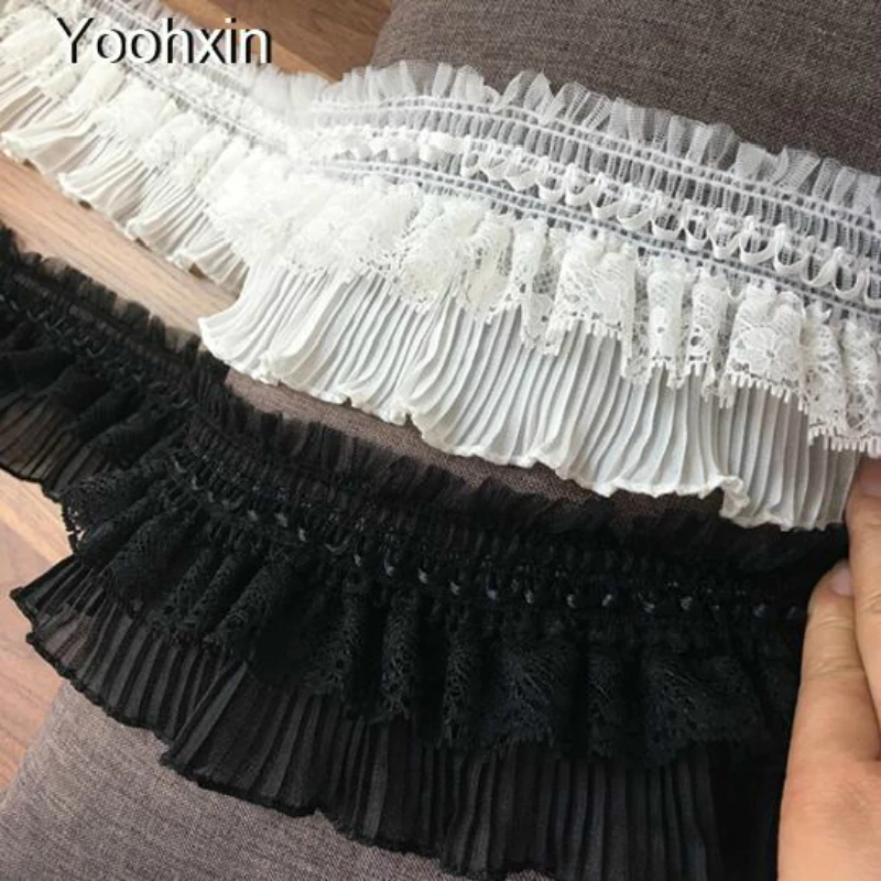 9cm Wide Hot White Black Elastic Tulle Lace Fabric Trim Ribbon Collar DIY Sewing Applique Flower Embroidered Dress Wedding Decor
9cm Wide Hot White Black Elastic Tulle Lace Fabric Trim Ribbon Collar DIY Sewing Applique Flower Embroidered Dress Wedding Decor