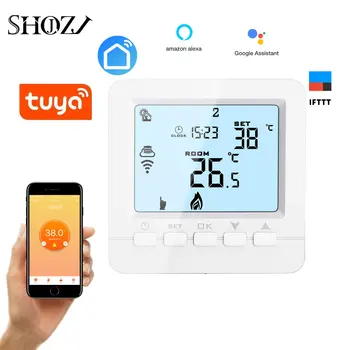 TUYA WiFi Temperature Controller for floor heating film Work Programmable Thermostat Works with Alexa ECHO google assistant
TUYA WiFi Temperature Controller for floor heating film Work Programmable Thermostat Works with Alexa ECHO google assistant