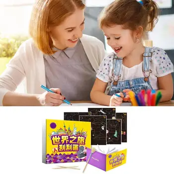1set Kids Magic Colorful Drawing Board Paper Painting Scraping Montessori Education Toys for Children Gifts Painting Doodle Toys
1set Kids Magic Colorful Drawing Board Paper Painting Scraping Montessori Education Toys for Children Gifts Painting Doodle Toys