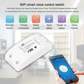 Professional Wireless Remote Switch Tuya Wifi Switch 10A/2200W DIY Relay Module for Universal Smart Home Automation
Professional Wireless Remote Switch Tuya Wifi Switch 10A/2200W DIY Relay Module for Universal Smart Home Automation
