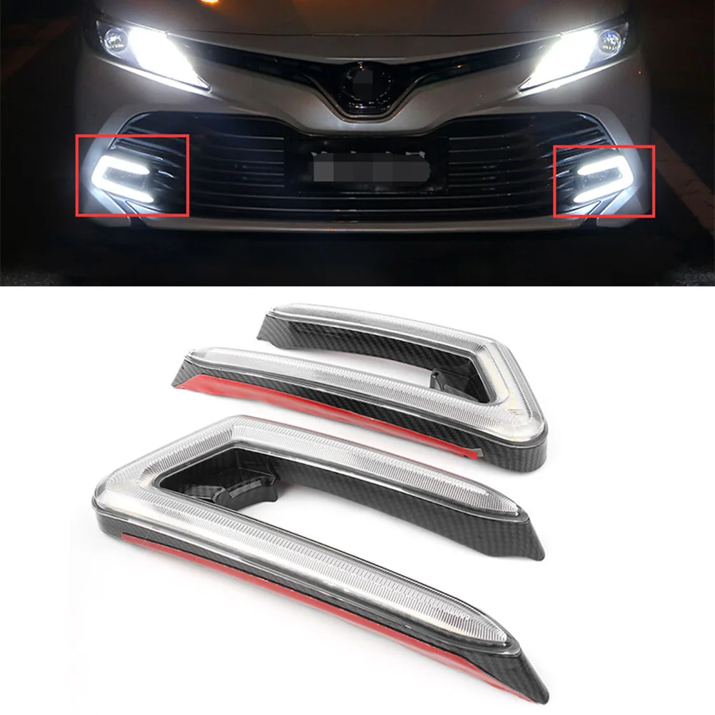 Auto Car LED DRL Daytime Running Light Fog Light For Toyota Camry 2018 2019 White
Auto Car LED DRL Daytime Running Light Fog Light For Toyota Camry 2018 2019 White