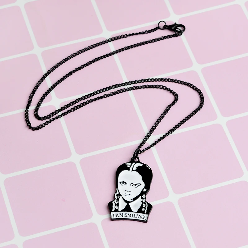 Wednesday Addams Necklace Adams Pendant Cartoon Necklace The Addams Family Jewelry Addams Quote Gothic Goth Dark Accessories Gif
Wednesday Addams Necklace Adams Pendant Cartoon Necklace The Addams Family Jewelry Addams Quote Gothic Goth Dark Accessories Gif