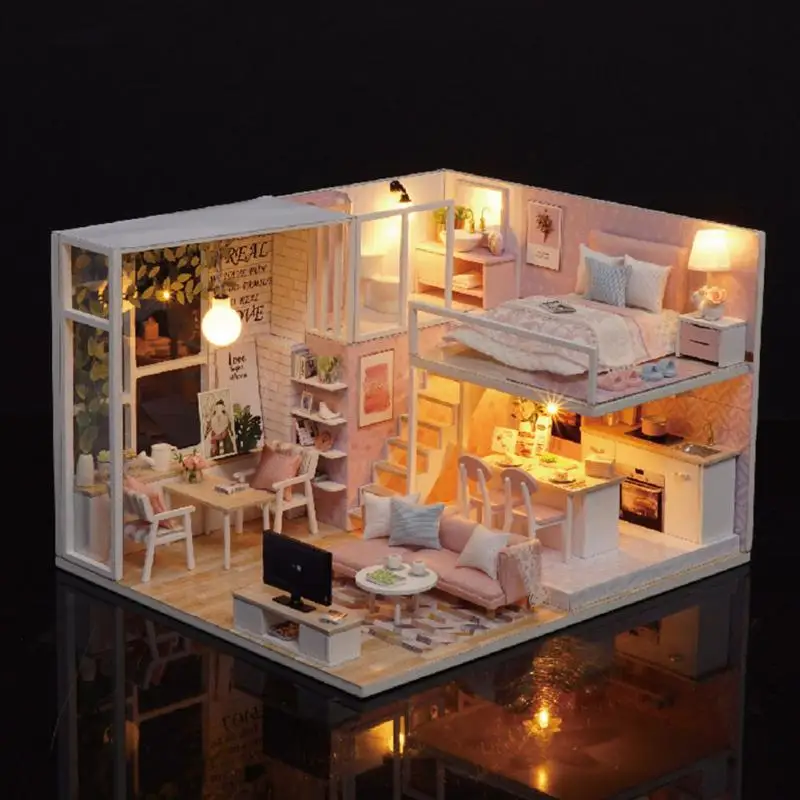 2019 new DIY Doll House Wooden Doll Houses Miniature dollhouse Furniture Kit Toys for children Christmas Gift toys for kids
2019 new DIY Doll House Wooden Doll Houses Miniature dollhouse Furniture Kit Toys for children Christmas Gift toys for kids