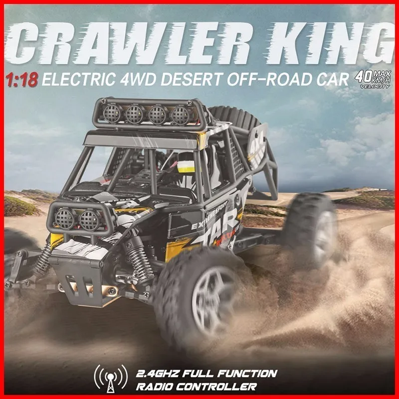 WLtoys 18428-B RC Cars 1:18 Scale MODE2 2.4G 4WD RC Off-road Car Crawler with Four-wheel Independent Suspension System ZLRC
WLtoys 18428-B RC Cars 1:18 Scale MODE2 2.4G 4WD RC Off-road Car Crawler with Four-wheel Independent Suspension System ZLRC