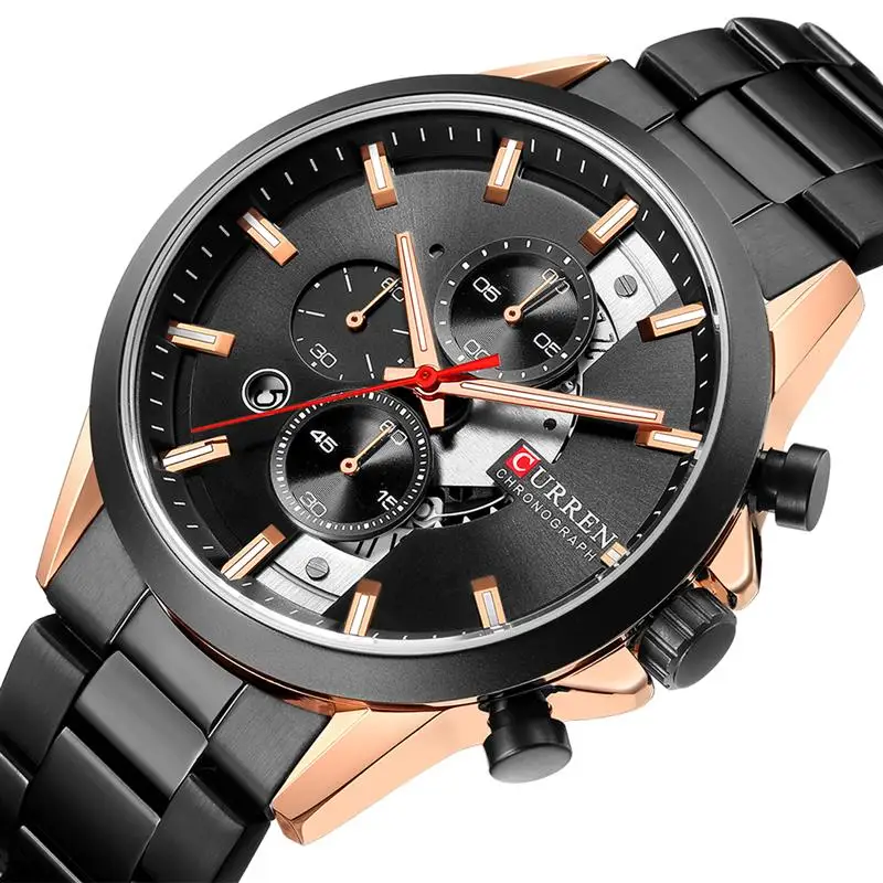 CURREN Fashion Design Watches for Men 2019 Luxury Brand Mens Watch Casual Sport Wristwatch Chronograph Stainless Steel Clock
CURREN Fashion Design Watches for Men 2019 Luxury Brand Mens Watch Casual Sport Wristwatch Chronograph Stainless Steel Clock