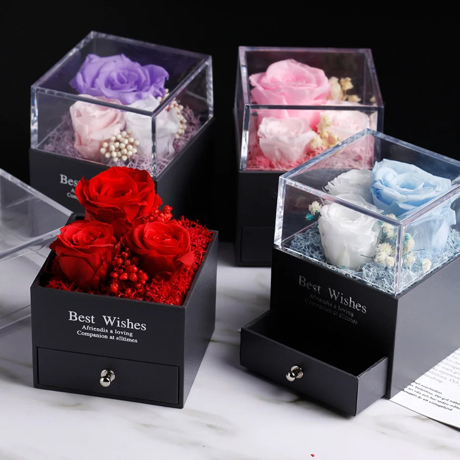 Decorative Dried Natural Flowers For Jewellery Preserved Roses Glass Dome Immortal Flower Ornaments for Valentine's Day
Decorative Dried Natural Flowers For Jewellery Preserved Roses Glass Dome Immortal Flower Ornaments for Valentine's Day