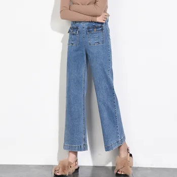 Front Pockets Baggy Boyfriend Jeans High Waisted Streth Jeans For Women Korean Wide Leg Jeans Woman Straight Zipper Denim Pants
Front Pockets Baggy Boyfriend Jeans High Waisted Streth Jeans For Women Korean Wide Leg Jeans Woman Straight Zipper Denim Pants