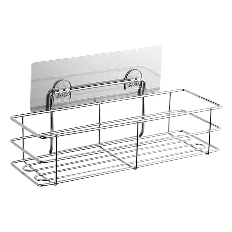 1Pc Adhesive Rustproof Wall Mounted No Drilling Stainless Steel Basket Shelf Organizer Rack for Shower Kitchen Bathroom
1Pc Adhesive Rustproof Wall Mounted No Drilling Stainless Steel Basket Shelf Organizer Rack for Shower Kitchen Bathroom