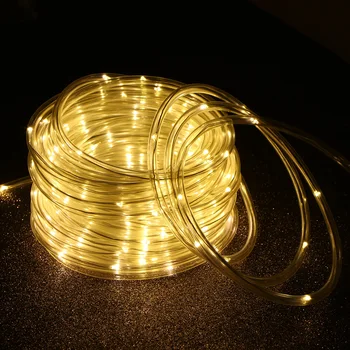 8 Lighting Effects Christmas IP65 Waterproof Gift Garden 12M/39.4Ft 7.2W 120 LED Solar Powered Energy Rope Light Lawn Lamp 
8 Lighting Effects Christmas IP65 Waterproof Gift Garden 12M/39.4Ft 7.2W 120 LED Solar Powered Energy Rope Light Lawn Lamp