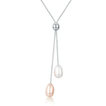 Authentic 925 Sterling Silver Glittering Freshwater Pearl Women Long Chain Pendant Necklace Silver Jewelry Gift Scn189 BAMOER
Authentic 925 Sterling Silver Glittering Freshwater Pearl Women Long Chain Pendant Necklace Silver Jewelry Gift Scn189 BAMOER