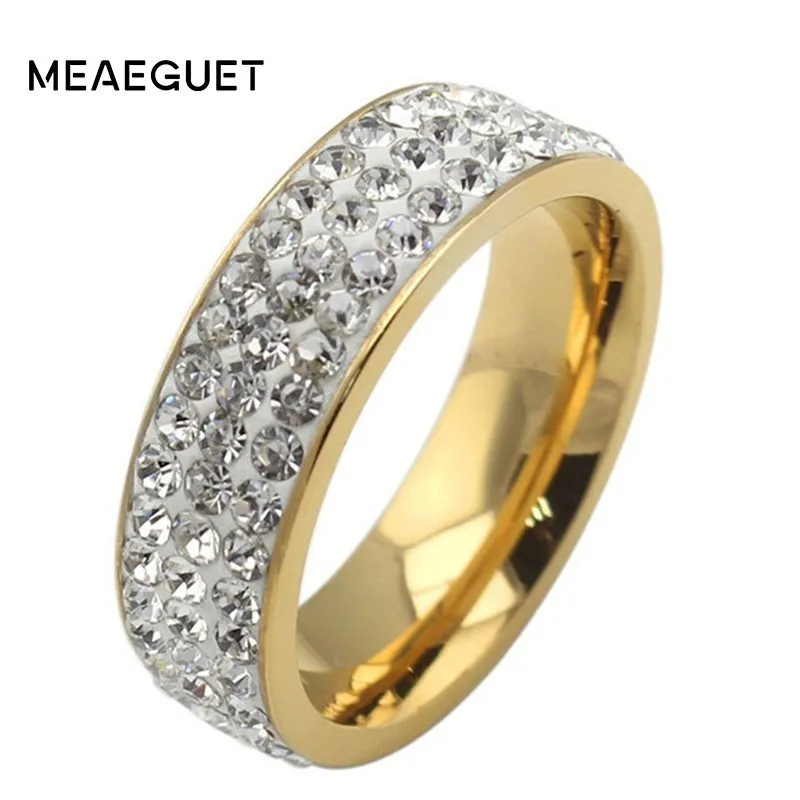 CZ Stones Crystal Rings For Women Weeding Brands Engagement 8mm width Elegance Dropshipping Jewelry
CZ Stones Crystal Rings For Women Weeding Brands Engagement 8mm width Elegance Dropshipping Jewelry