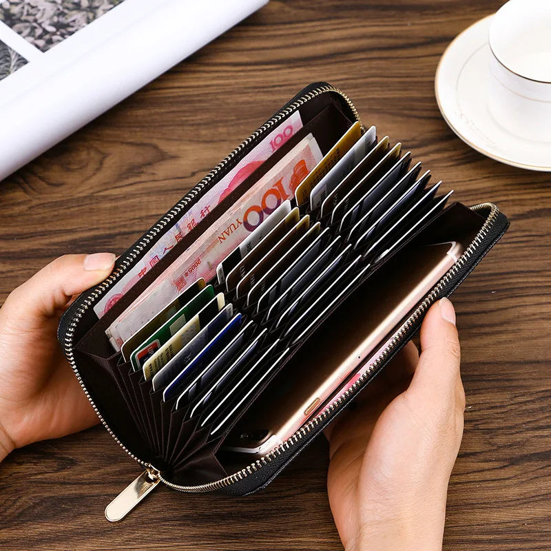 PU Leather Women Men Multi-function Large-capacity 779-40 Bank Credit Card Rfid ID Card Holder Money Bag
PU Leather Women Men Multi-function Large-capacity 779-40 Bank Credit Card Rfid ID Card Holder Money Bag