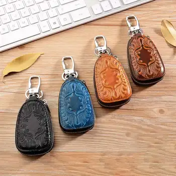 Osmond Female Key Wallet Men Women Genuine Leather Car Key Holders Housekeeper For Men Retro Multifunctional Home Keychain Case
Osmond Female Key Wallet Men Women Genuine Leather Car Key Holders Housekeeper For Men Retro Multifunctional Home Keychain Case