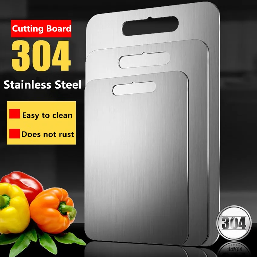 1PCS Stainless Steel Cutting Board Vegetable Meat Tools Metal Baking Tray Non-slip Kitchen Chopping Board Non-stick Kneading Mat
1PCS Stainless Steel Cutting Board Vegetable Meat Tools Metal Baking Tray Non-slip Kitchen Chopping Board Non-stick Kneading Mat