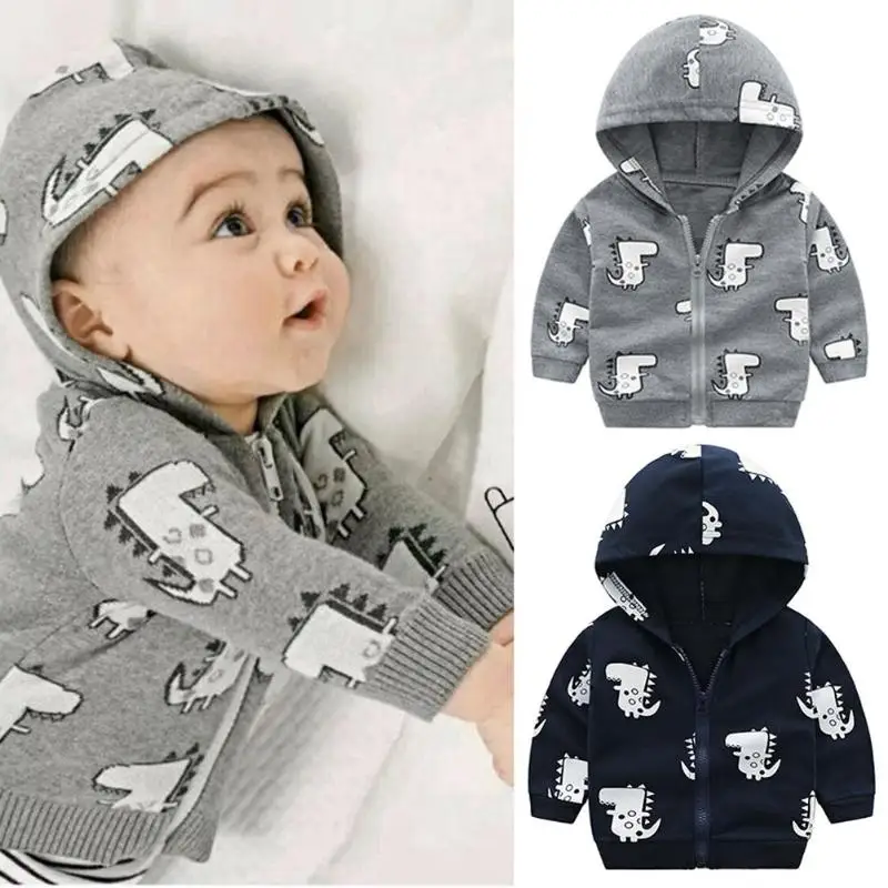 Newborn Baby Coat Cotton Kids Zipper Outwear Cartoon Dinosaur Print Boys Giirls Hooded Jacket Warm Casual Toddler Christmas Coat
Newborn Baby Coat Cotton Kids Zipper Outwear Cartoon Dinosaur Print Boys Giirls Hooded Jacket Warm Casual Toddler Christmas Coat