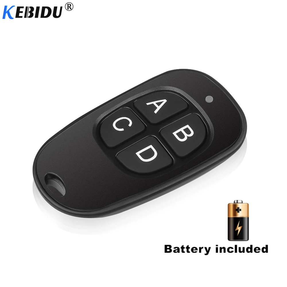 KEBIDU Wireless Remote Control 433Mhz Copy Clone Code Garage Door Gate Car Key Fob Duplicator Scanner Remote Control Door Key
KEBIDU Wireless Remote Control 433Mhz Copy Clone Code Garage Door Gate Car Key Fob Duplicator Scanner Remote Control Door Key