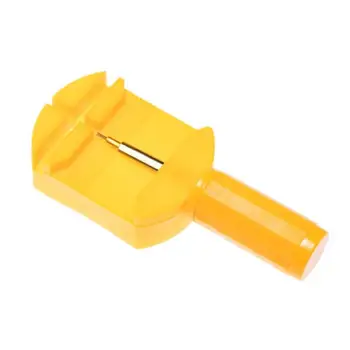 Yellow Color Watch Band Slit Bracelet Strap Chain Pin Link Remover Adjuster Repair Tool Using Most watch bracelets strap 
Yellow Color Watch Band Slit Bracelet Strap Chain Pin Link Remover Adjuster Repair Tool Using Most watch bracelets strap