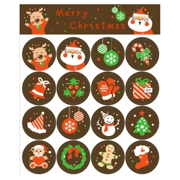 8000pcs/lot Wholesale Kawaii Merry Christmas Santa Claus Deer Round DIY Self-adhesive sealing Decorative Gift Sticker Gift Label
8000pcs/lot Wholesale Kawaii Merry Christmas Santa Claus Deer Round DIY Self-adhesive sealing Decorative Gift Sticker Gift Label