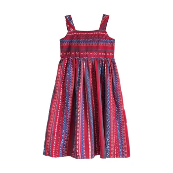 Summer National Style Girls Dress Kids Elegant Princess Party Frock Big Bowknot Floral Beach Dress Off Shoulder Children Clothes
Summer National Style Girls Dress Kids Elegant Princess Party Frock Big Bowknot Floral Beach Dress Off Shoulder Children Clothes