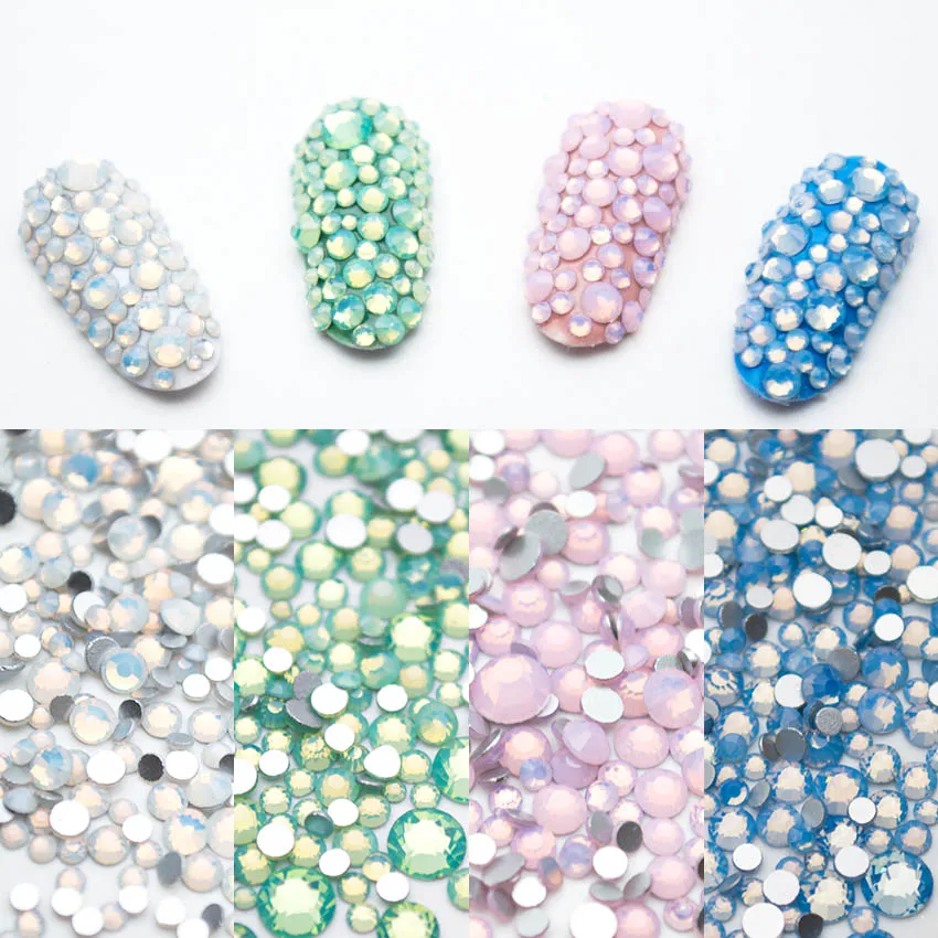 SS4~SS20 Mix Opal Crystal Nail Art Rhinestones 3d Charm Colorful Glass Flatback Non Hotfix DIY Nail Decorations MJZ2115
SS4~SS20 Mix Opal Crystal Nail Art Rhinestones 3d Charm Colorful Glass Flatback Non Hotfix DIY Nail Decorations MJZ2115