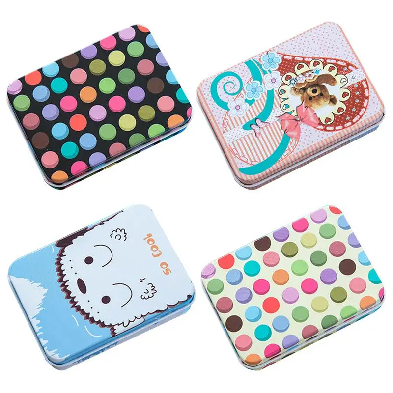 Colorful Mini Cute Cartoon Tin Metal Storage Box Candy Coin Case Jewelry Container Small Items Organizer Sealed Jar Gift Box
Colorful Mini Cute Cartoon Tin Metal Storage Box Candy Coin Case Jewelry Container Small Items Organizer Sealed Jar Gift Box