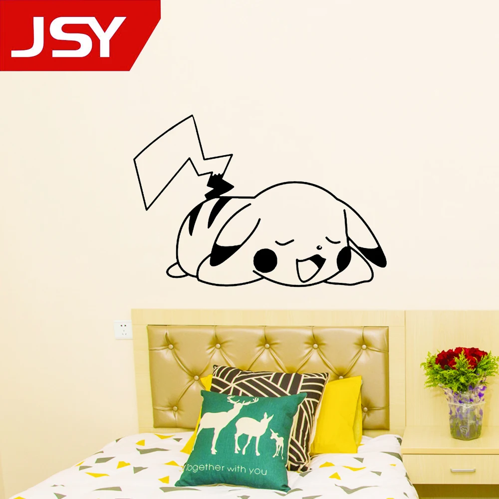 Jiangs Yu 1 PC Pokemon Sleep Pikachu Wall Stickers Anime Cartoon Pocket Monste For Kids Room Bedroom PVC Wall Decals Decor
Jiangs Yu 1 PC Pokemon Sleep Pikachu Wall Stickers Anime Cartoon Pocket Monste For Kids Room Bedroom PVC Wall Decals Decor
