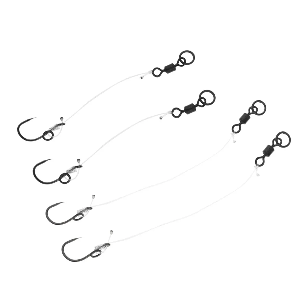 4pcs Ready Tied Chod Rigs Hand Tied Barbless Hook Carp Fishing Hair Rigs Fishing Hooks Long Short Choddies
4pcs Ready Tied Chod Rigs Hand Tied Barbless Hook Carp Fishing Hair Rigs Fishing Hooks Long Short Choddies