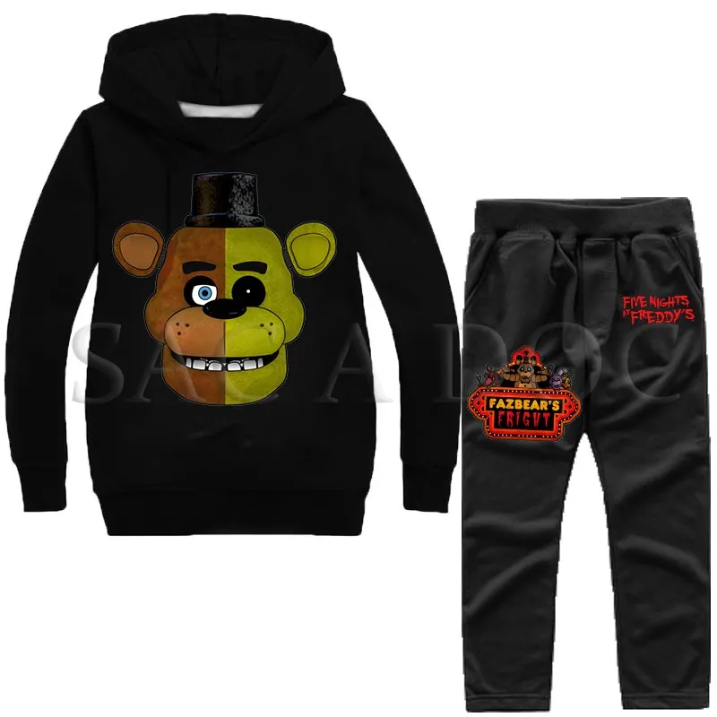 Five Nights At Freddy's 2 Piece Set Kids Tracksuits Freddy Split Printed Sweatshirt + Pants Suit Long Sleeve Sportswear Clothing
Five Nights At Freddy's 2 Piece Set Kids Tracksuits Freddy Split Printed Sweatshirt + Pants Suit Long Sleeve Sportswear Clothing