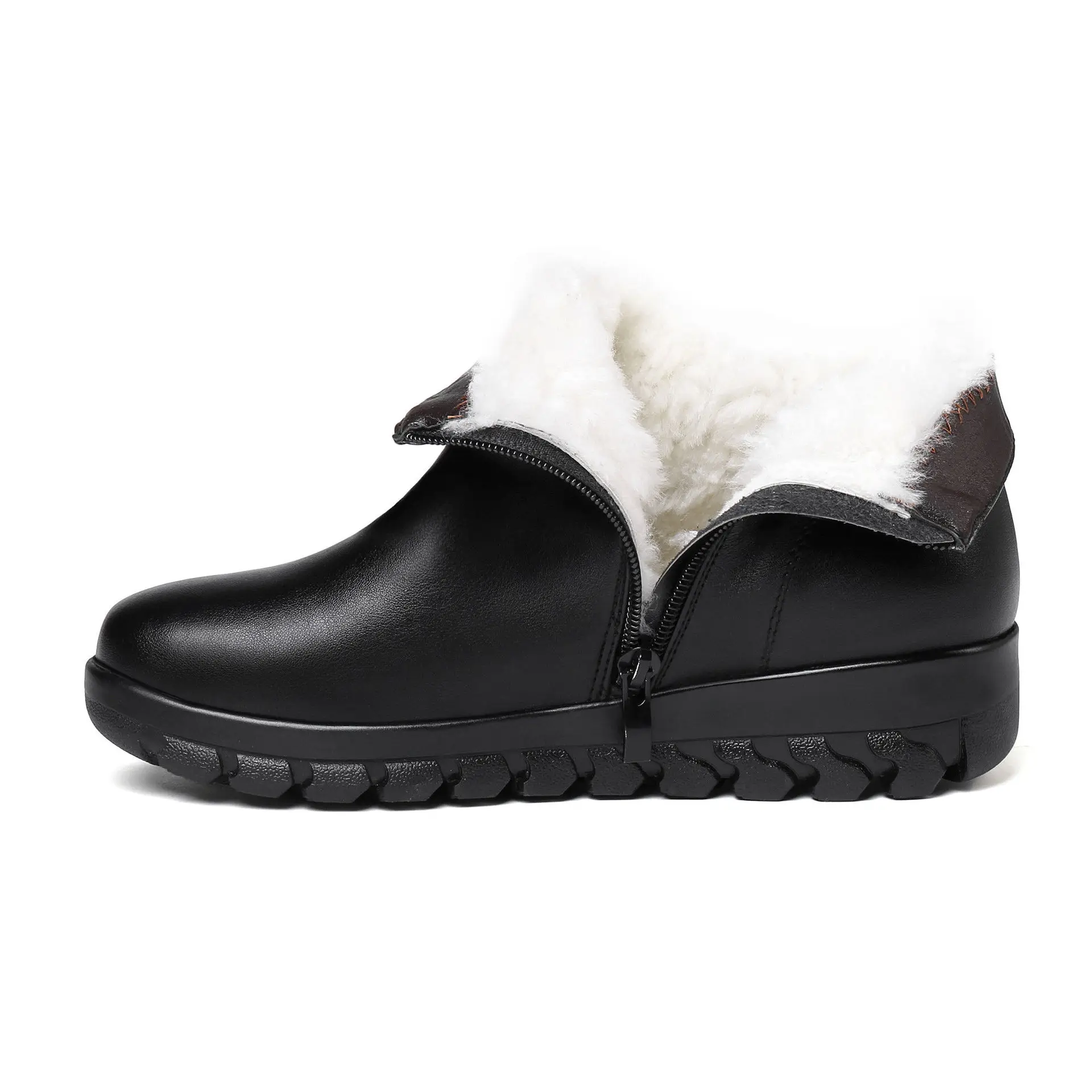 2018 New Winter Snow Boots Women Shoes Genuine Leather Boots Comfort Warm Wool Women Boots Flat Shoes Non-slip Soft Ankle Boots
2018 New Winter Snow Boots Women Shoes Genuine Leather Boots Comfort Warm Wool Women Boots Flat Shoes Non-slip Soft Ankle Boots