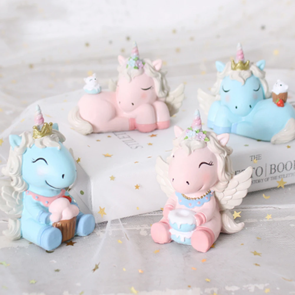 Blue Mini Sweet Sleepy Unicorn Figurine Doll Resin Miniature Figure Model Dollhouse Decorations Gifts kids Party Favors Supplies
Blue Mini Sweet Sleepy Unicorn Figurine Doll Resin Miniature Figure Model Dollhouse Decorations Gifts kids Party Favors Supplies