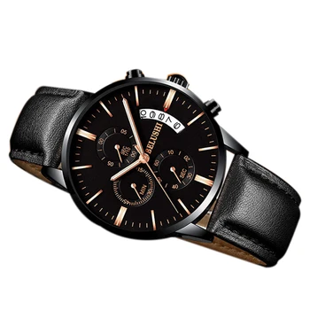 Belushi 533 Luxury Casual Quartz Calendar Wristwatches Genuine Leather Strap Male/Men Business Date Watches
Belushi 533 Luxury Casual Quartz Calendar Wristwatches Genuine Leather Strap Male/Men Business Date Watches