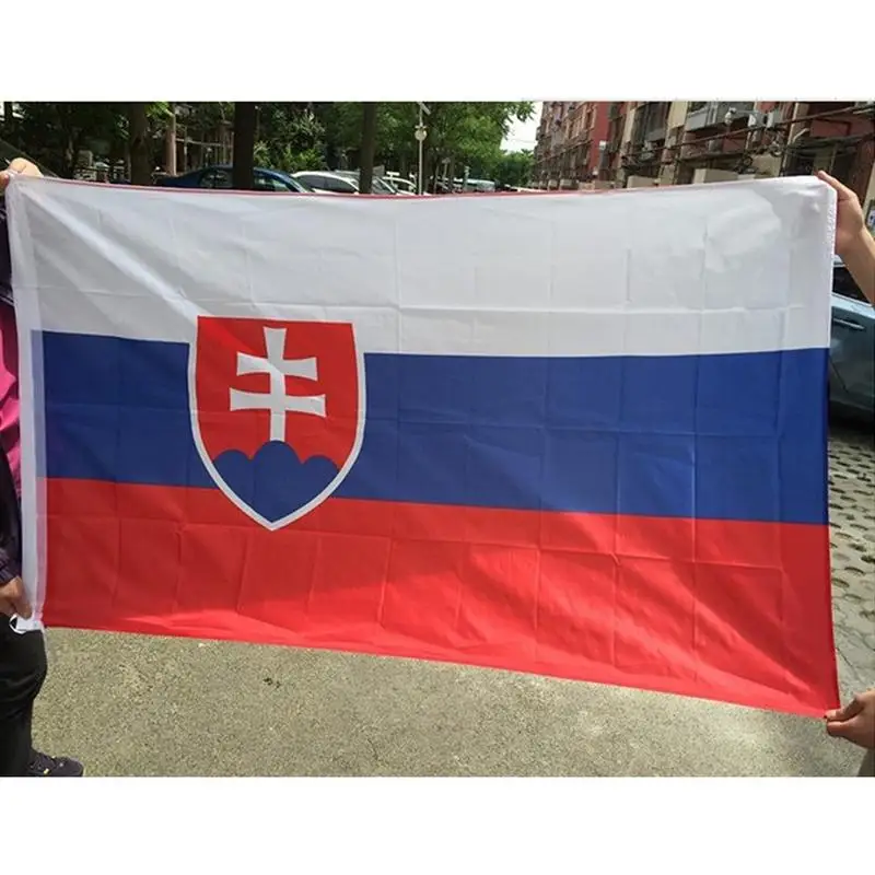 90*150cm Slovakia Flag Slovak Banner For Hanging World Cup National Day Olympic Games Activity/parade/Festival/Home Decorations
90*150cm Slovakia Flag Slovak Banner For Hanging World Cup National Day Olympic Games Activity/parade/Festival/Home Decorations