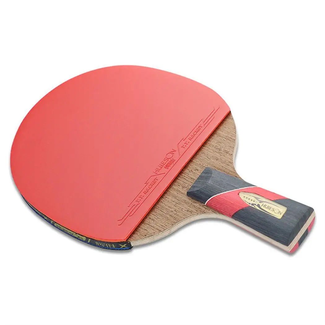 Carbon Lightweight Powerful Long Short Handle Table Tennis Racket Horizontal Grip, Straight Grip 5 Layers
Carbon Lightweight Powerful Long Short Handle Table Tennis Racket Horizontal Grip, Straight Grip 5 Layers