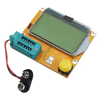 LEORY 1PC LCR-T4 Mega328 Transistor Tester Diode Triode Capacitance ESR Meter Circuits With Shell
LEORY 1PC LCR-T4 Mega328 Transistor Tester Diode Triode Capacitance ESR Meter Circuits With Shell