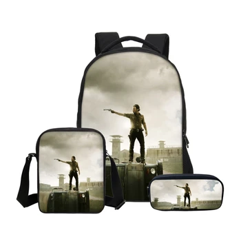 2020 New The Walking Dead Prints Boys Backpacks Set Fashion Teenage School Bookbag Pen Pouch Casual Mochia Laptop Shoulder Bags
2020 New The Walking Dead Prints Boys Backpacks Set Fashion Teenage School Bookbag Pen Pouch Casual Mochia Laptop Shoulder Bags