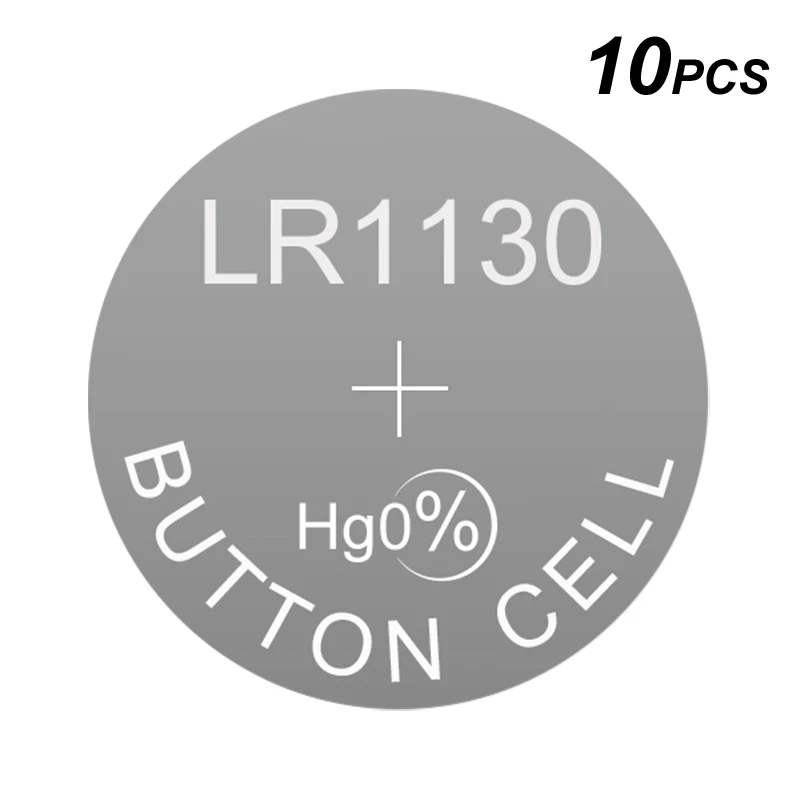 Щелочные кнопочный калькулятор аккумулятор LR1130 1 5 В LR монета AG10 Equivalences 189 389 389A D389