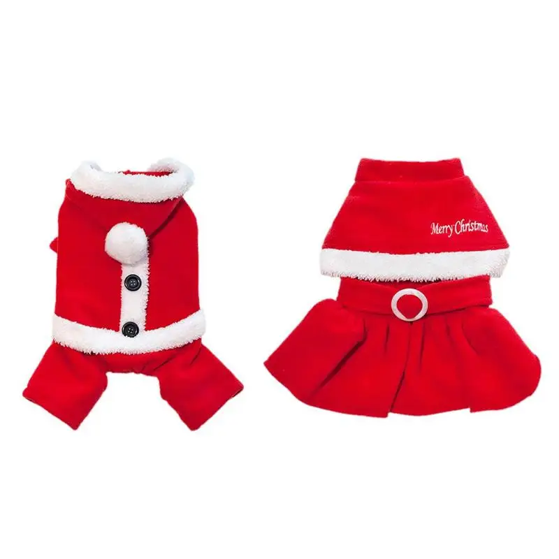 Cute Pet Christmas Clothes Puppy New Year Dress Coat Clothing Autumn Winter Warm Christmas Clothes Dresses Coat For Dogs
Cute Pet Christmas Clothes Puppy New Year Dress Coat Clothing Autumn Winter Warm Christmas Clothes Dresses Coat For Dogs