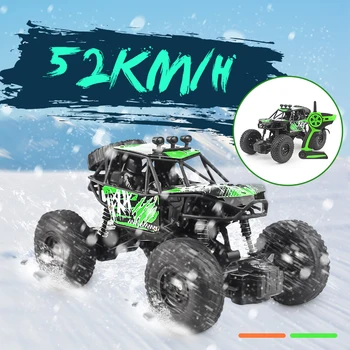RC Car 4WD 2.4GHz Wireless Remote Control Bigfoot Car High Speed Climbing Off-Road Vehicle Child Birthday Gift Educational Toy
RC Car 4WD 2.4GHz Wireless Remote Control Bigfoot Car High Speed Climbing Off-Road Vehicle Child Birthday Gift Educational Toy