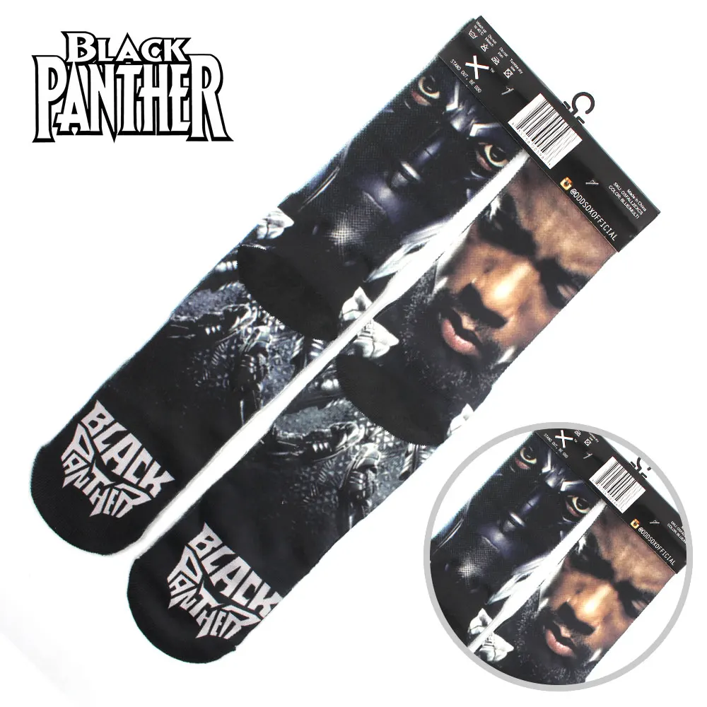 4x16" Marvel Avengers Black Panther Wakanda King T'Challa Cotton Socks Colorful Stockings Tights Cosplay Costume Fashion Gifts
4x16" Marvel Avengers Black Panther Wakanda King T'Challa Cotton Socks Colorful Stockings Tights Cosplay Costume Fashion Gifts
