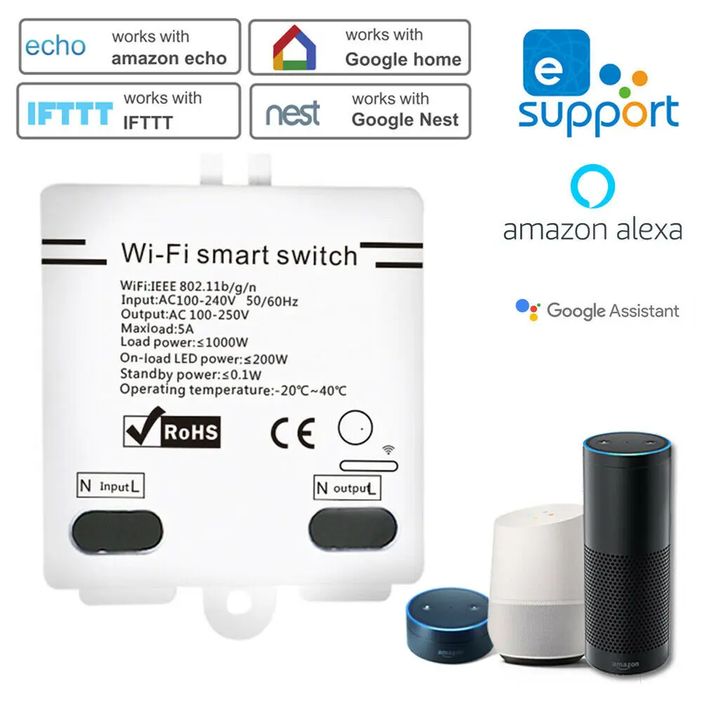 Hot 2019 Smart Home WiFi Wireless Switch Module For IFTTT echo google home nest Remote Control
Hot 2019 Smart Home WiFi Wireless Switch Module For IFTTT echo google home nest Remote Control