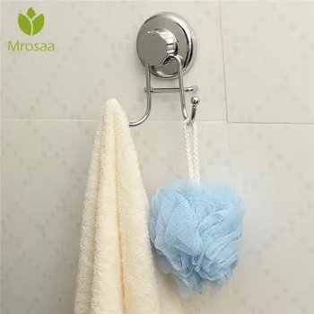 1 Pcs Mroaa Strong Suction Cup Double Robe Hooks Towel Bath Brush Hooks Holder Chrome Stainless Steel Door Wall Hanger Rack
1 Pcs Mroaa Strong Suction Cup Double Robe Hooks Towel Bath Brush Hooks Holder Chrome Stainless Steel Door Wall Hanger Rack